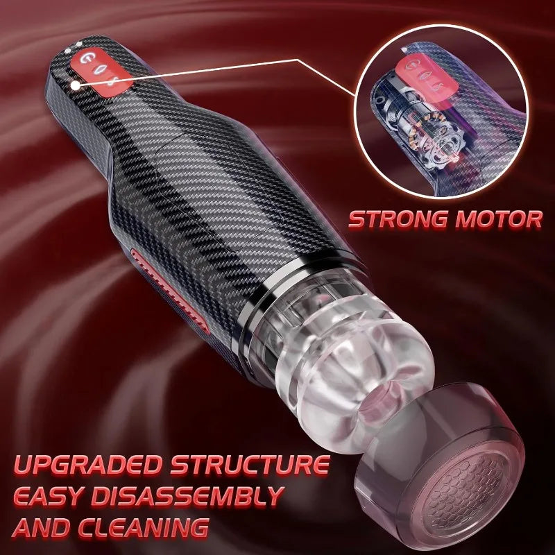 Male Masturbator Sex Toys for Men10 Frequency Vibration 5 Frequency Suction Automatic Penis Training Pocket Pussy Adult Games