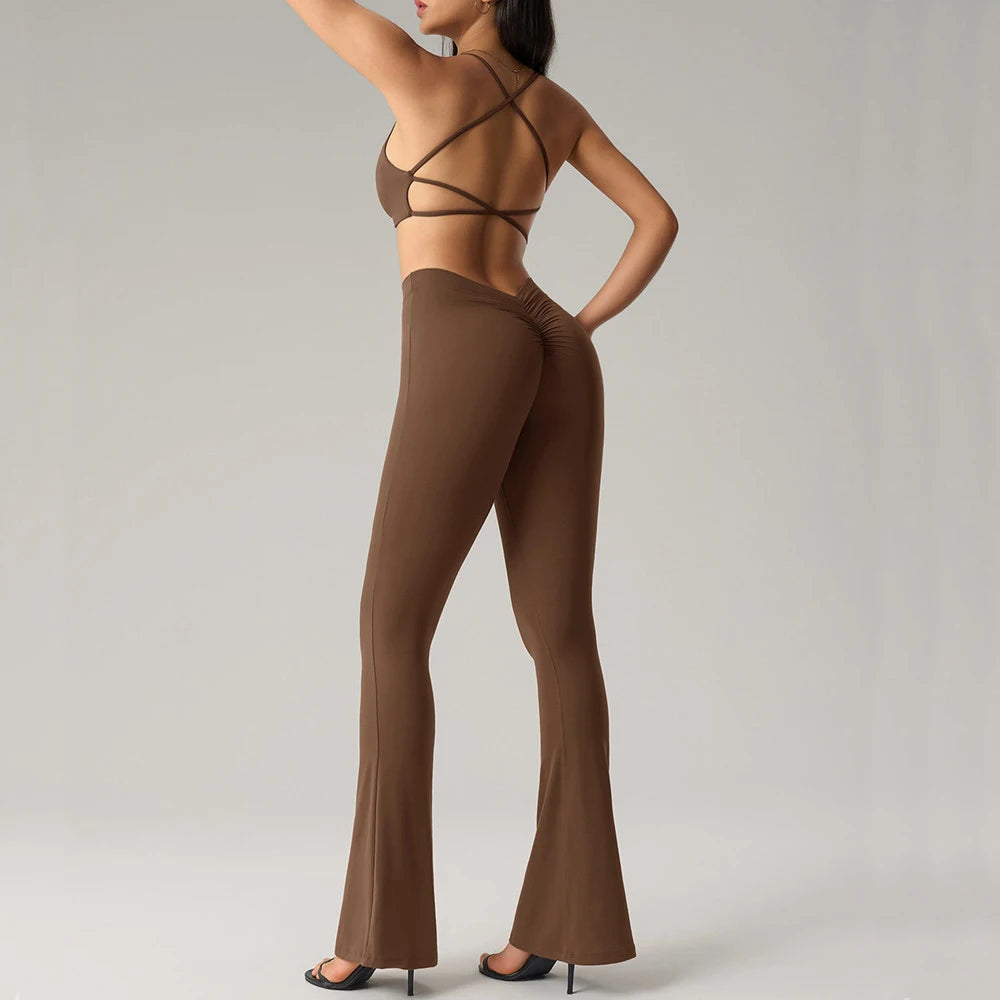 Brilliance Activewear Cross Twist Sport Bra & Legging Set