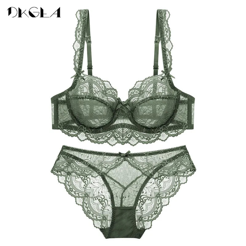 Bra Panties Sets  Embroidery Women Lingerie