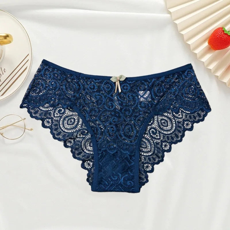 Cotton Lace Panties Crotch Breathable