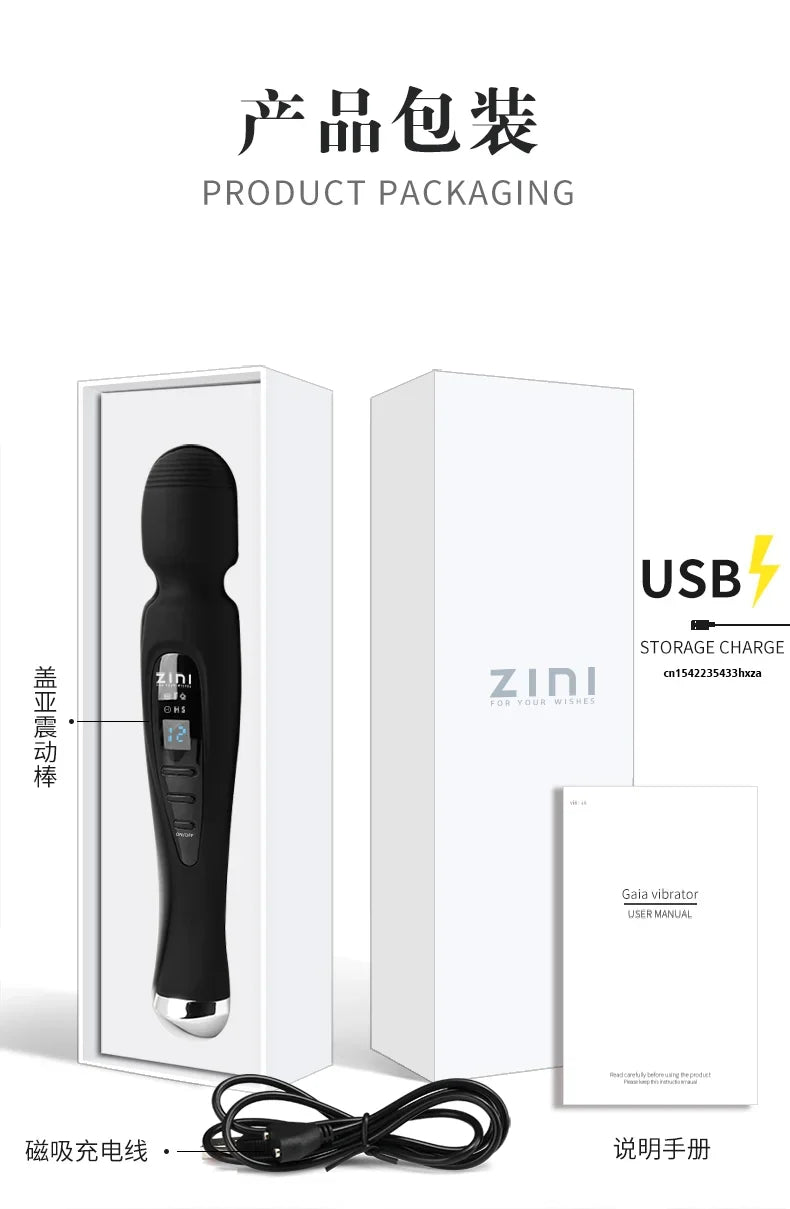 Empowered Vibes G-Spot Wand Vibrator - Intensely Powerful Clit Massager for Ultimate Female Pleasure