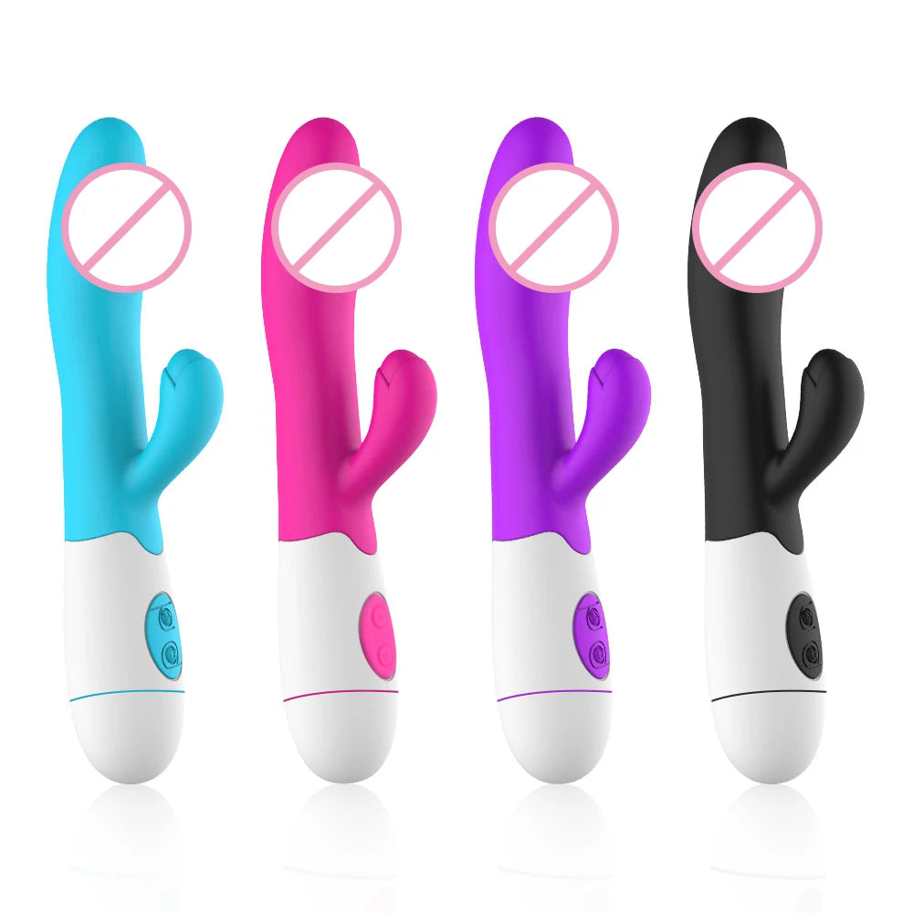 Wild Bliss Dual-Action Rabbit Vibrator - 30 Frequency G-Spot & Anal Massage for Ultimate Pleasure