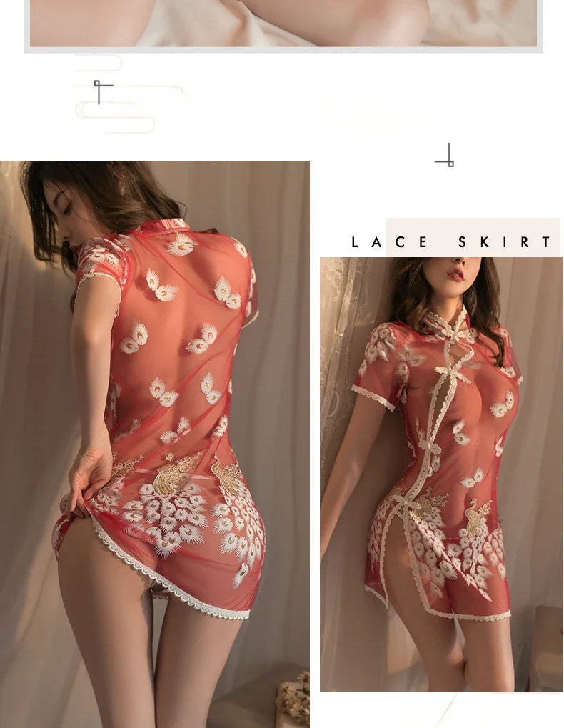Mesh Chinese Style Sexy Lingerie