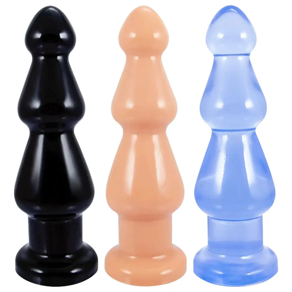 Anal Plug Sex Toys with Powerful Sucker for Men or Women