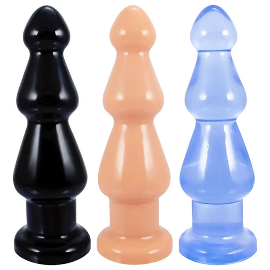 Anal Plug Sex Toys with Powerful Sucker for Men or Women