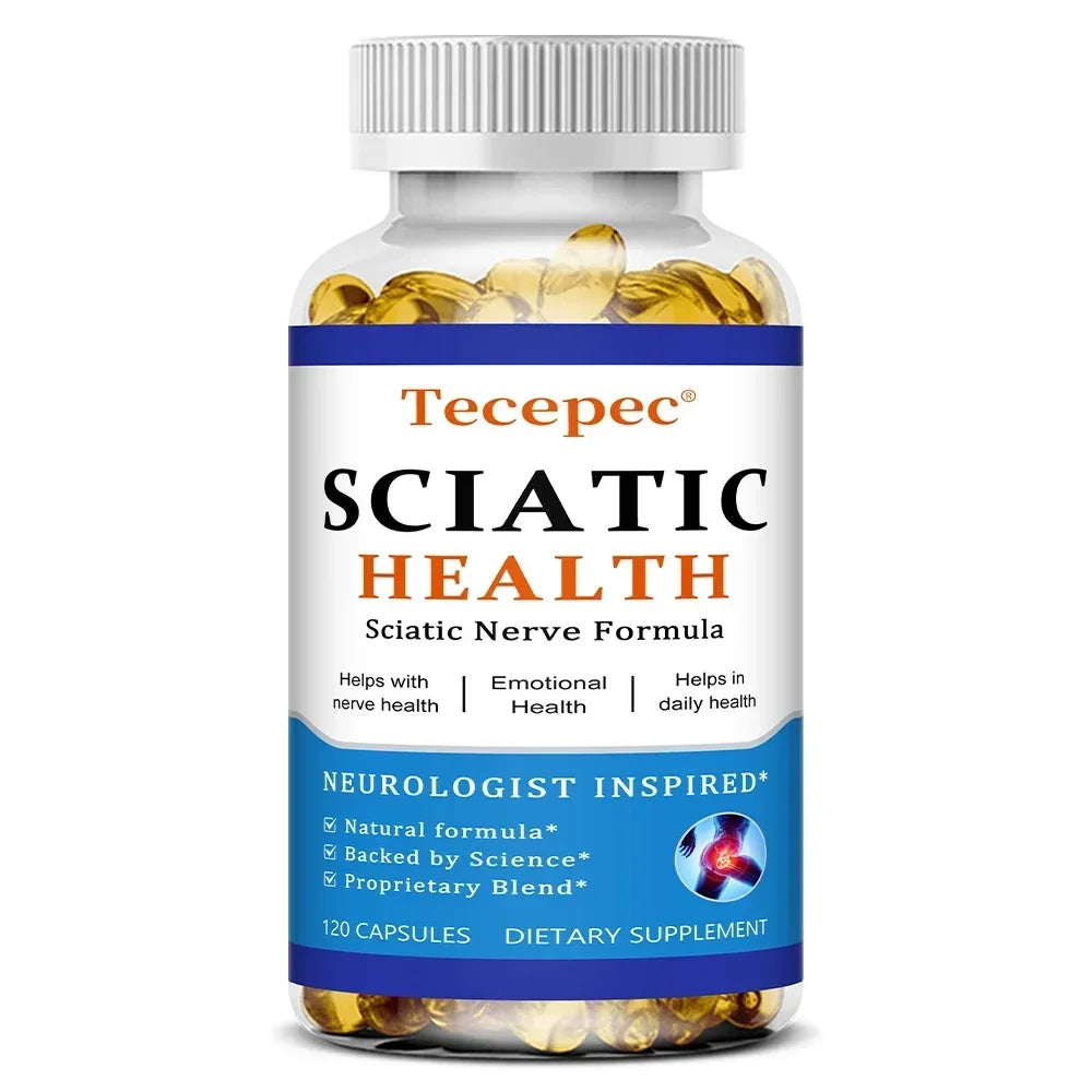 Sciatic Nerve Health Support Supplement - with Vitamin B Complex, Alpha Lipoic Acid,Strengthens Muscles & Increases Endurance
