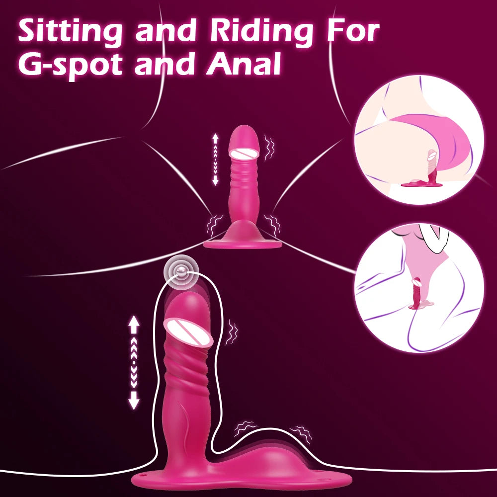 Blissful Pleasure Wearable Vibrator for Couples - Thrusting G-Spot & Clitoral Stimulation