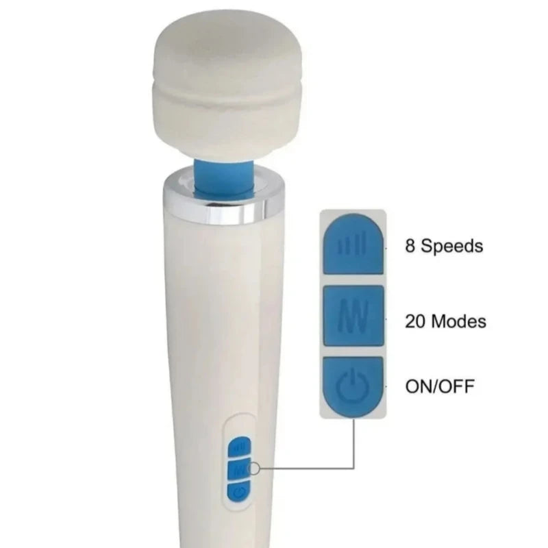 Love Vibrator Magic Wand - Powerful Rechargeable Massager for Intense Clitoral Stimulation