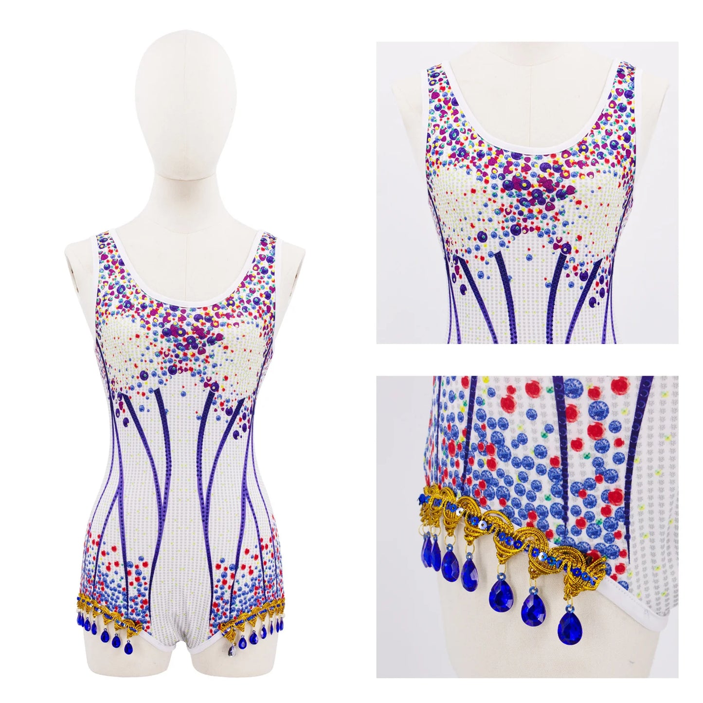 Cosplay Color Diversity Sleeveless Sexy Hot Girl jumpsuit Street Trendy Wind and Mold Times Concert Style