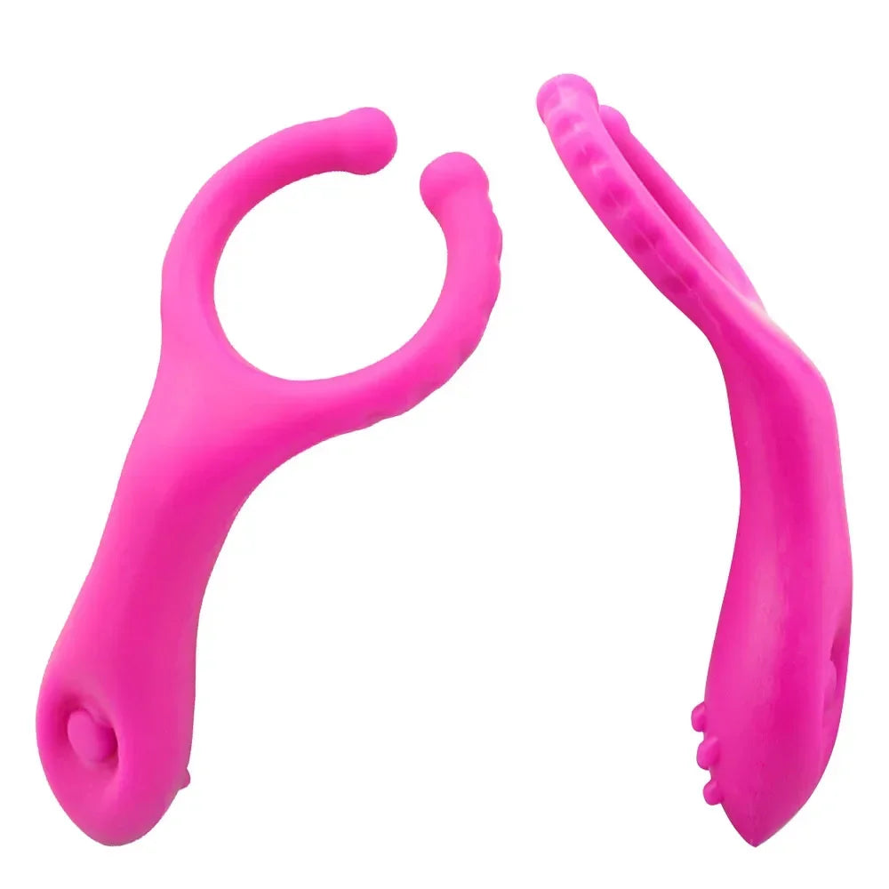 Male Penis Rings Vibrator Delay Ejaculation Cock Ring Vibrators Clitoral Stimulator Penis Vibrating Sex Toys for Couples Adults
