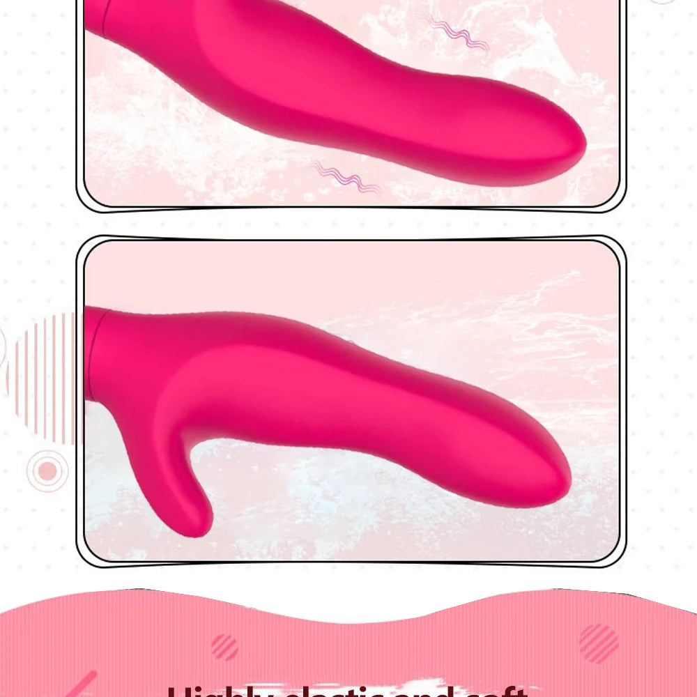 Stimulating High-frequency G-spot Vibrator USB Rechargeable Powerful Dildo Vibrator For Female Clitoral Massage Adult Sex Toys