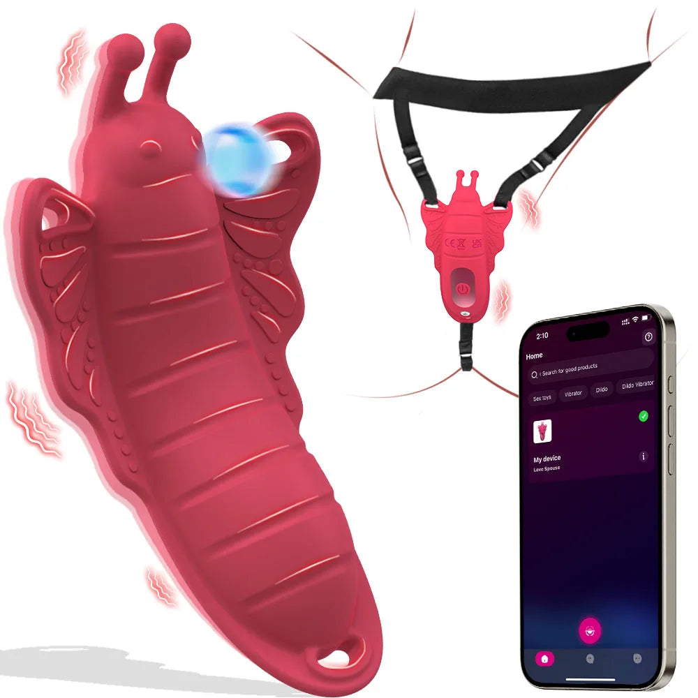 Blissful Pleasure Wearable Vibrator for Couples - Thrusting G-Spot & Clitoral Stimulation