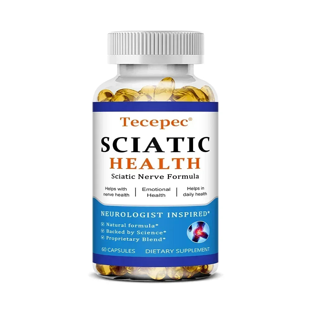 Sciatic Nerve Health Support Supplement - with Vitamin B Complex, Alpha Lipoic Acid,Strengthens Muscles & Increases Endurance