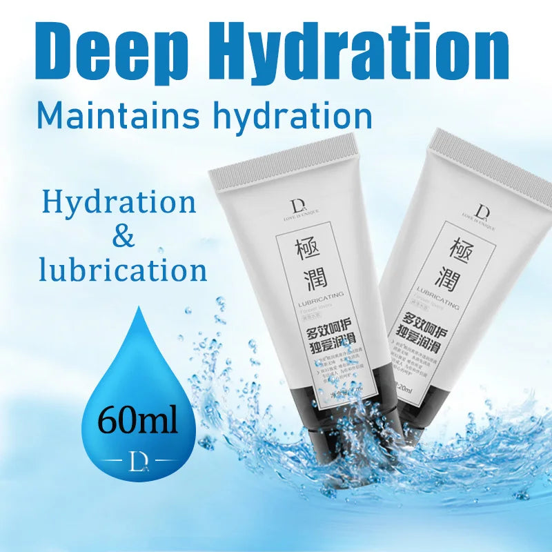 Water-based Lube Oil Gay Lubricants for Sex Anal Lubricant for Session 8/20/60ml Lubricsate Anal SexToys Vagina Tightening Gel