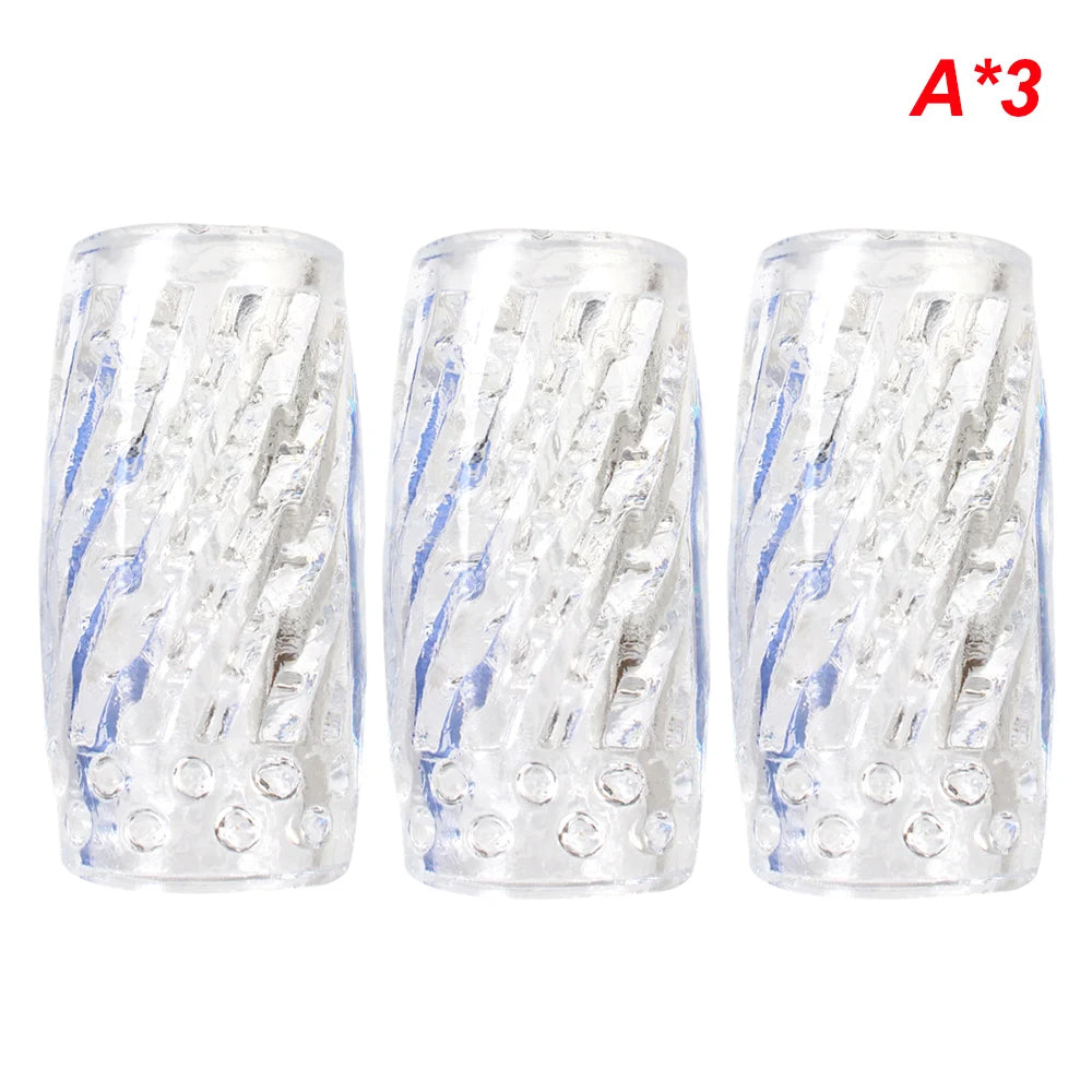 9cm Transparent Male Masturbator Artificial Pussy Vaginal for Men 18 Glans Sucking Penis Pump Spikes Exerciser Sex Toys Erotic