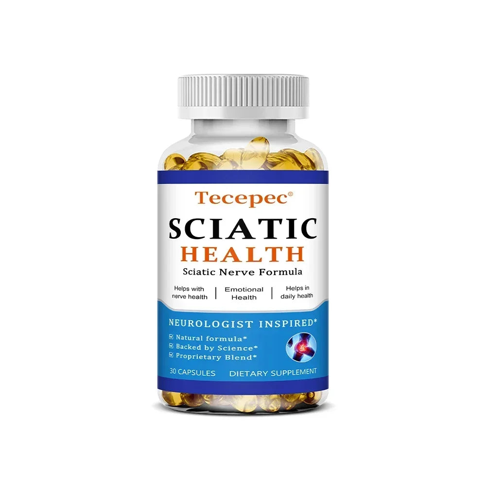 Sciatic Nerve Health Support Supplement - with Vitamin B Complex, Alpha Lipoic Acid,Strengthens Muscles & Increases Endurance