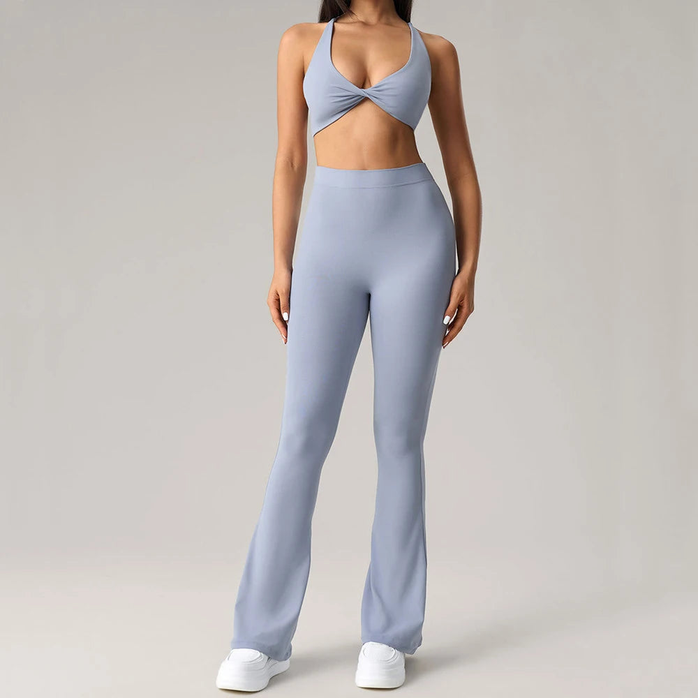 Brilliance Activewear Cross Twist Sport Bra & Legging Set