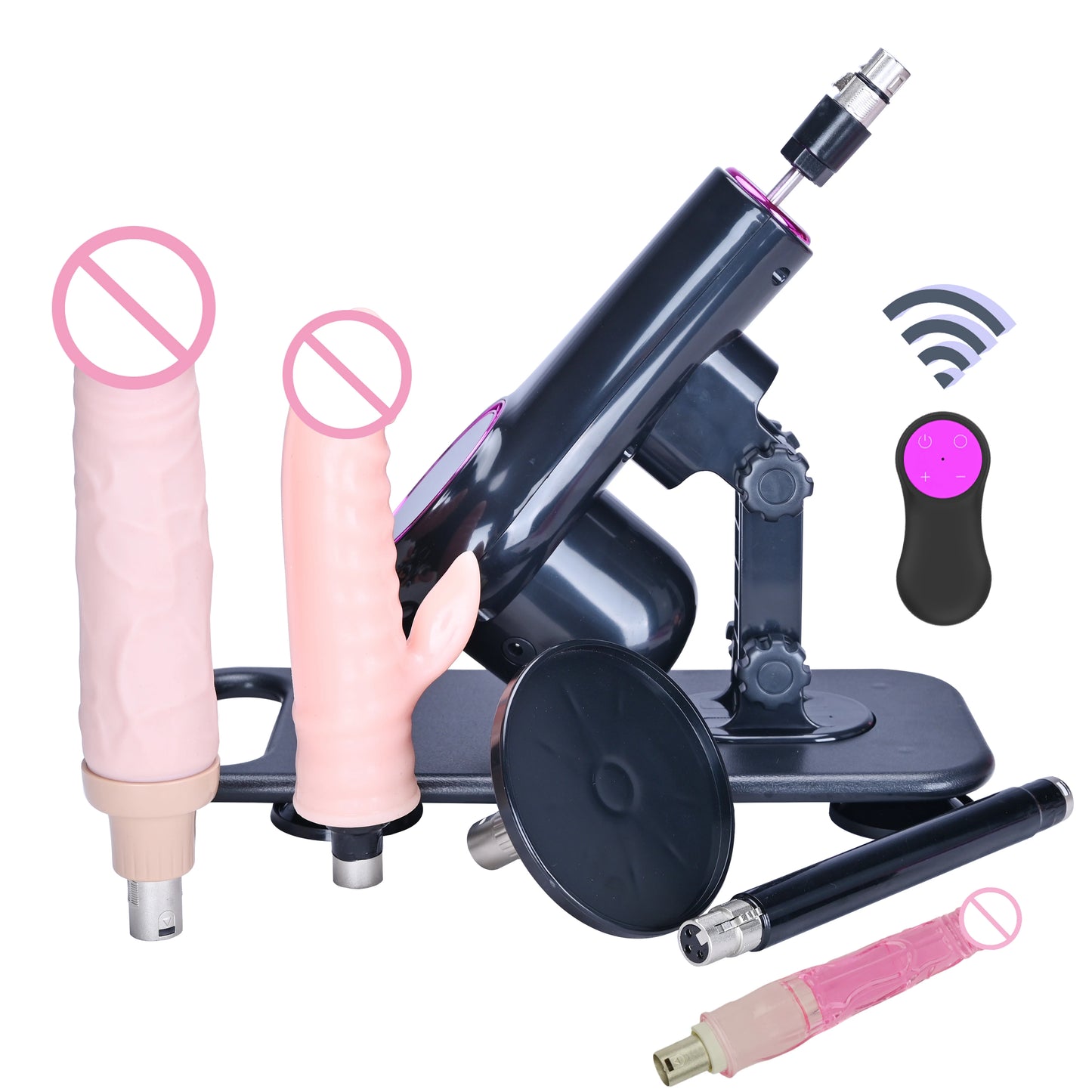 New Sex Machine for Woman Adjustable Masturbating Pumping with different Accessories Sex machine Gun for Men wireless machine