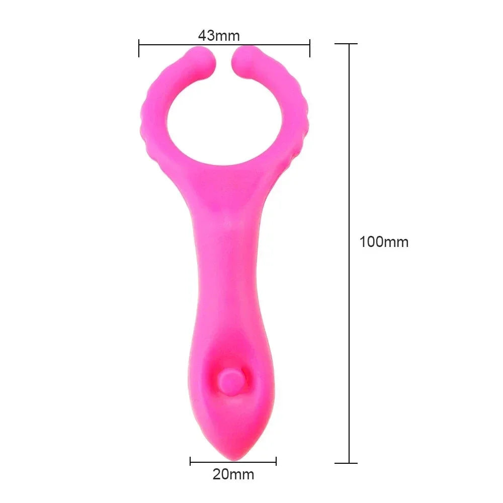 Male Penis Rings Vibrator Delay Ejaculation Cock Ring Vibrators Clitoral Stimulator Penis Vibrating Sex Toys for Couples Adults