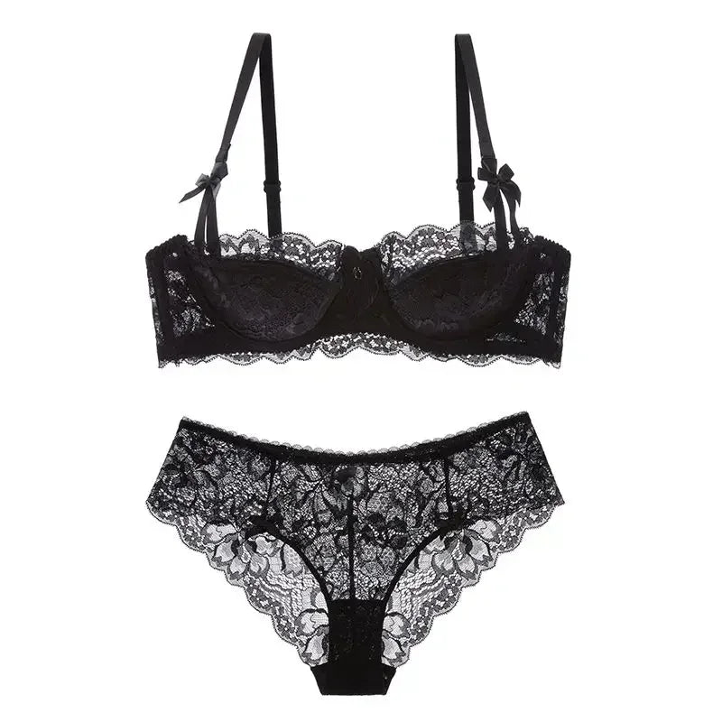 French Lace Tushy Slim Bra - Comfortable, Breathable, and Romantic Underwear for Effortless Elegance