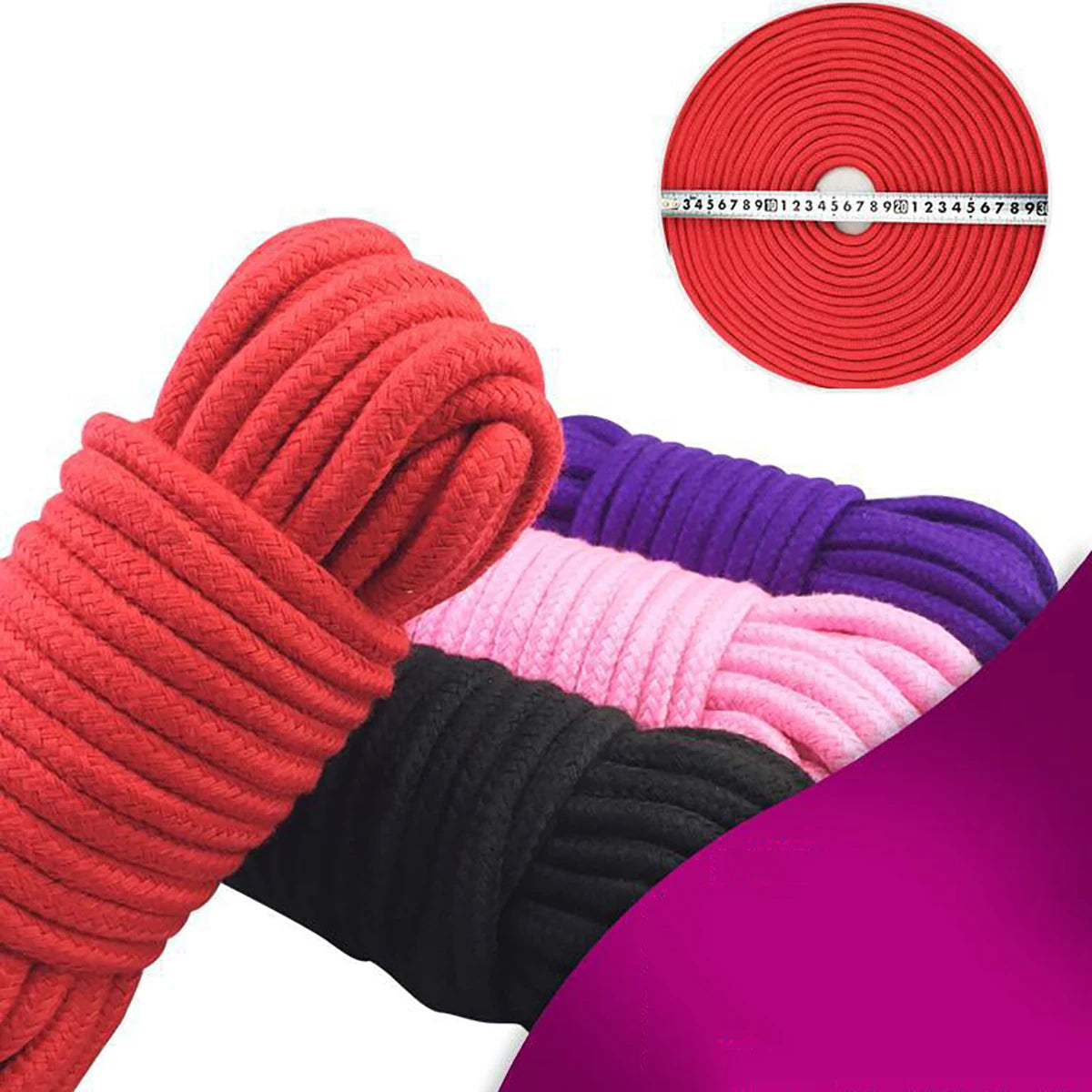 4 Colour Soft Cotton Rope Handcuffs For Adults Bdsm Bondage Sex Games To Binding Binder Cord Restraint,Toys In Sex Shop
