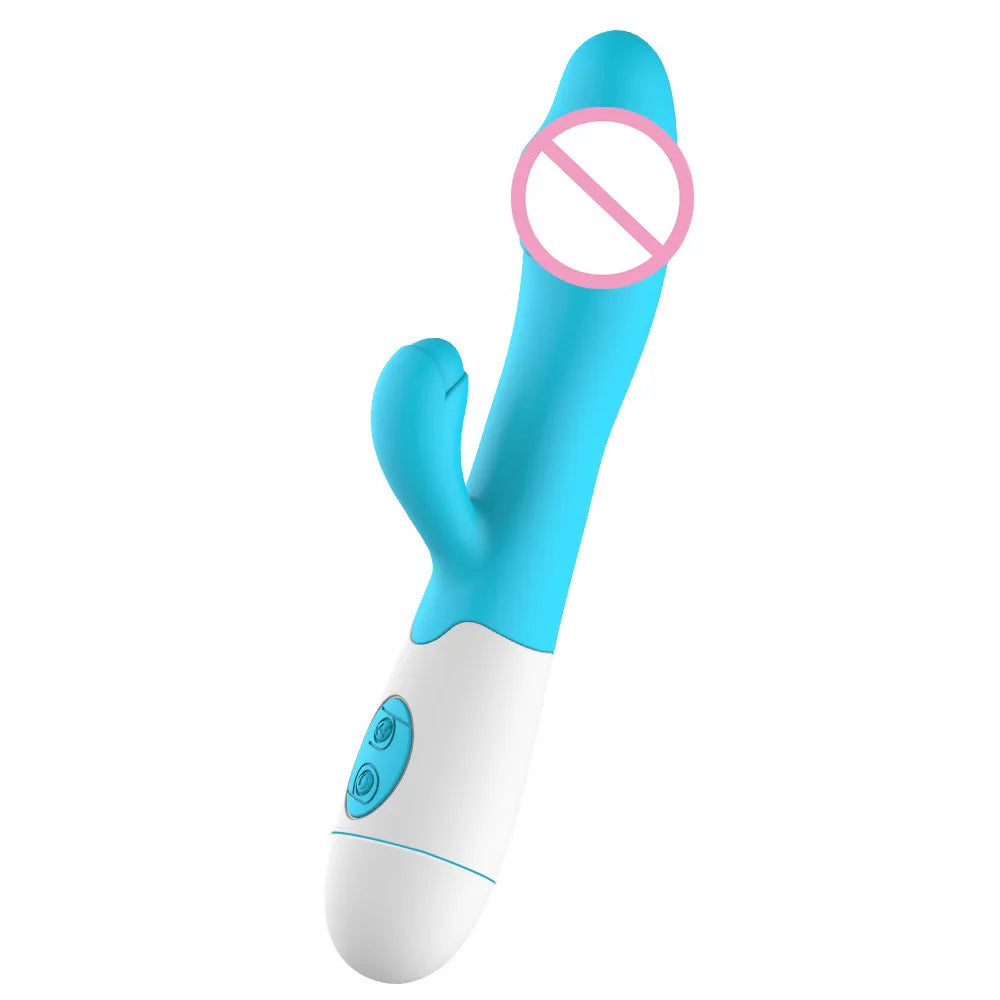 Wild Bliss Dual-Action Rabbit Vibrator - 30 Frequency G-Spot & Anal Massage for Ultimate Pleasure