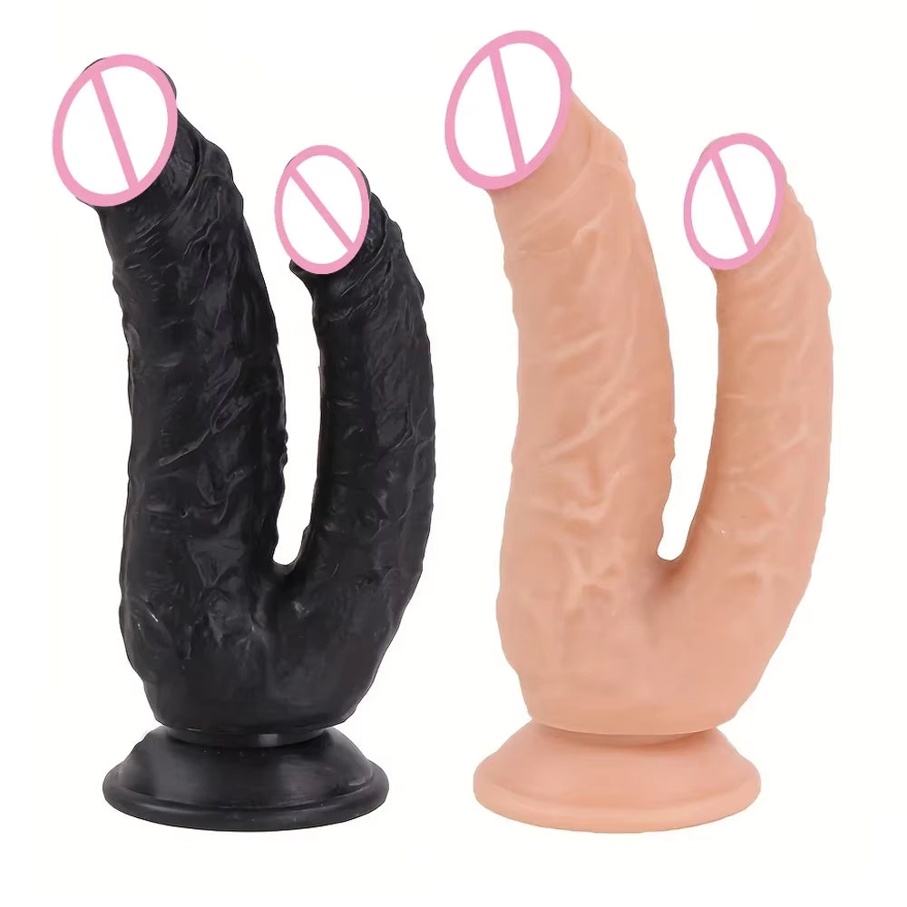 Double Penetration Dildo Women Sex Toys Prostate Massage Anal Plugs Cheap Male Penis Gay Masturbatio...