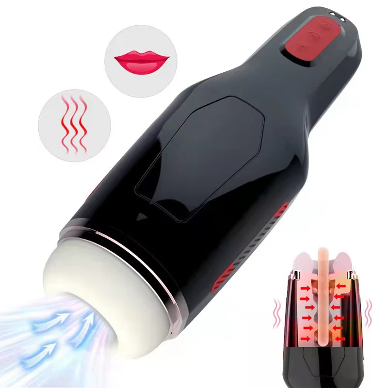 Sex Machine Toys Male Silicone Realistic Vagina Blowjob Pocket Stroker Vibrating Erotic Adult Mastur...