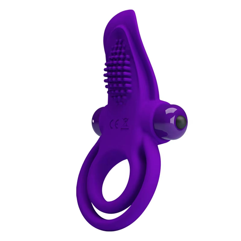 Powerful Vibrating Cock Ring 10 Function Vibrations Adult Sex Toys for Men Couples Delay Penis Ring ...