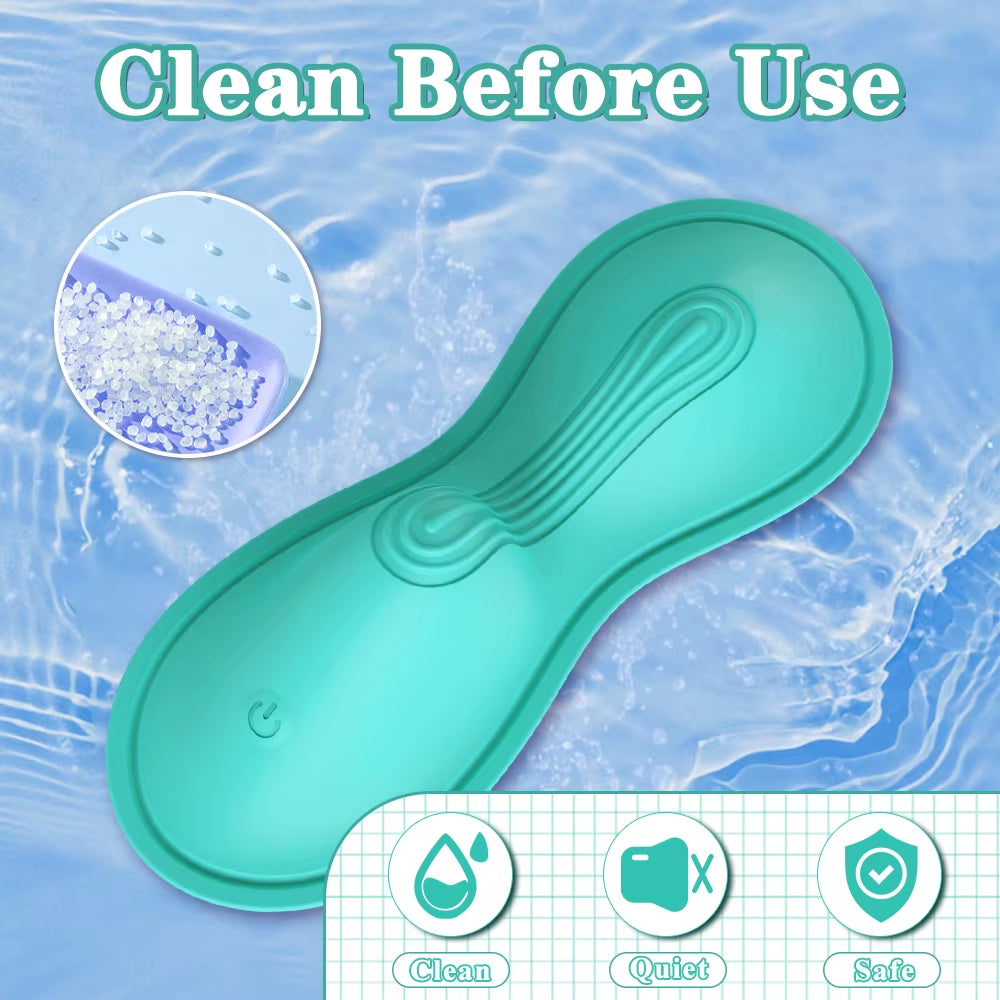 Wearable Sitting Vibrator for Women Wireless Remote Control Vibrating Egg Clitoris Stimulator Female...
